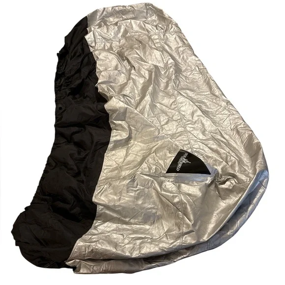Black and Silver Motorcycle Cover - Picture 5 of 6